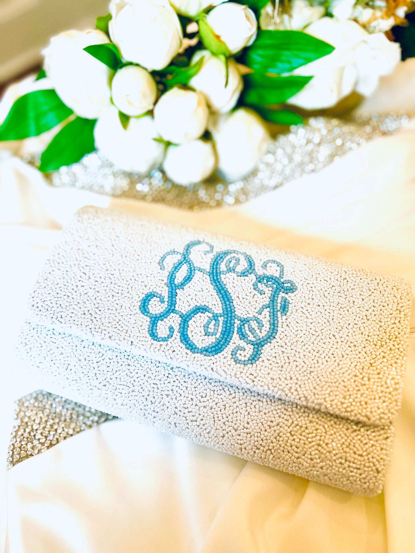 Something Blue Bridal Clutch