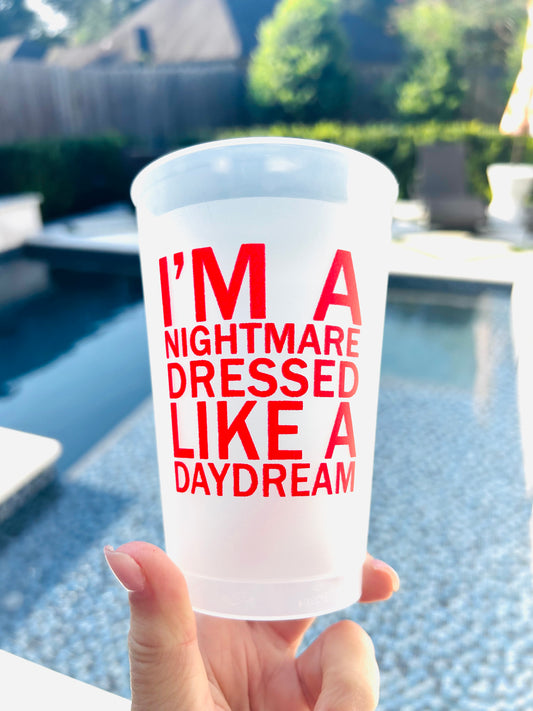 I'm A Nightmare - Taylor Swift Resuable Flex Cups