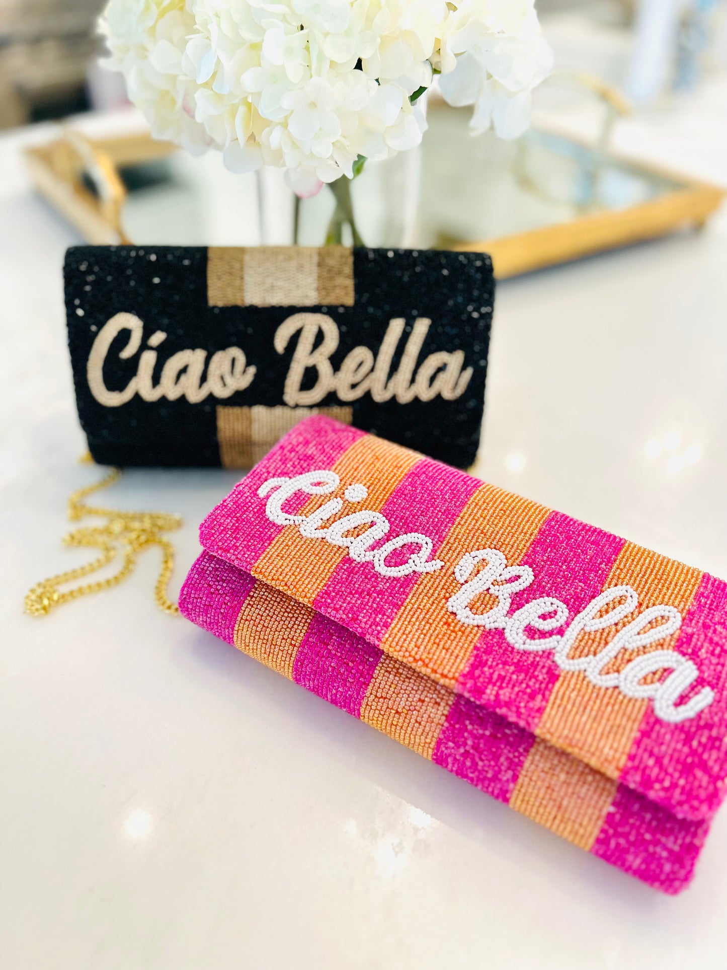 Ciao Bella Custom Beaded Purse