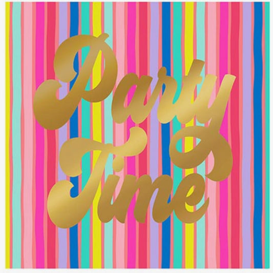 Party Time Beverage  Napkins