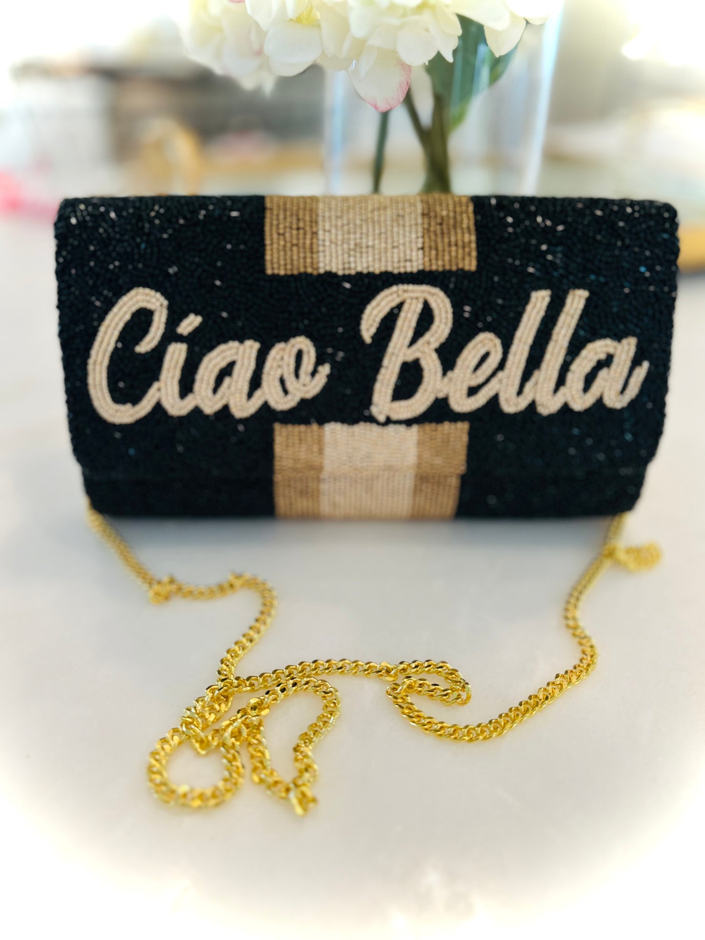 Ciao Bella Custom Beaded Purse