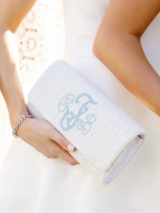 Something Blue Bridal Clutch