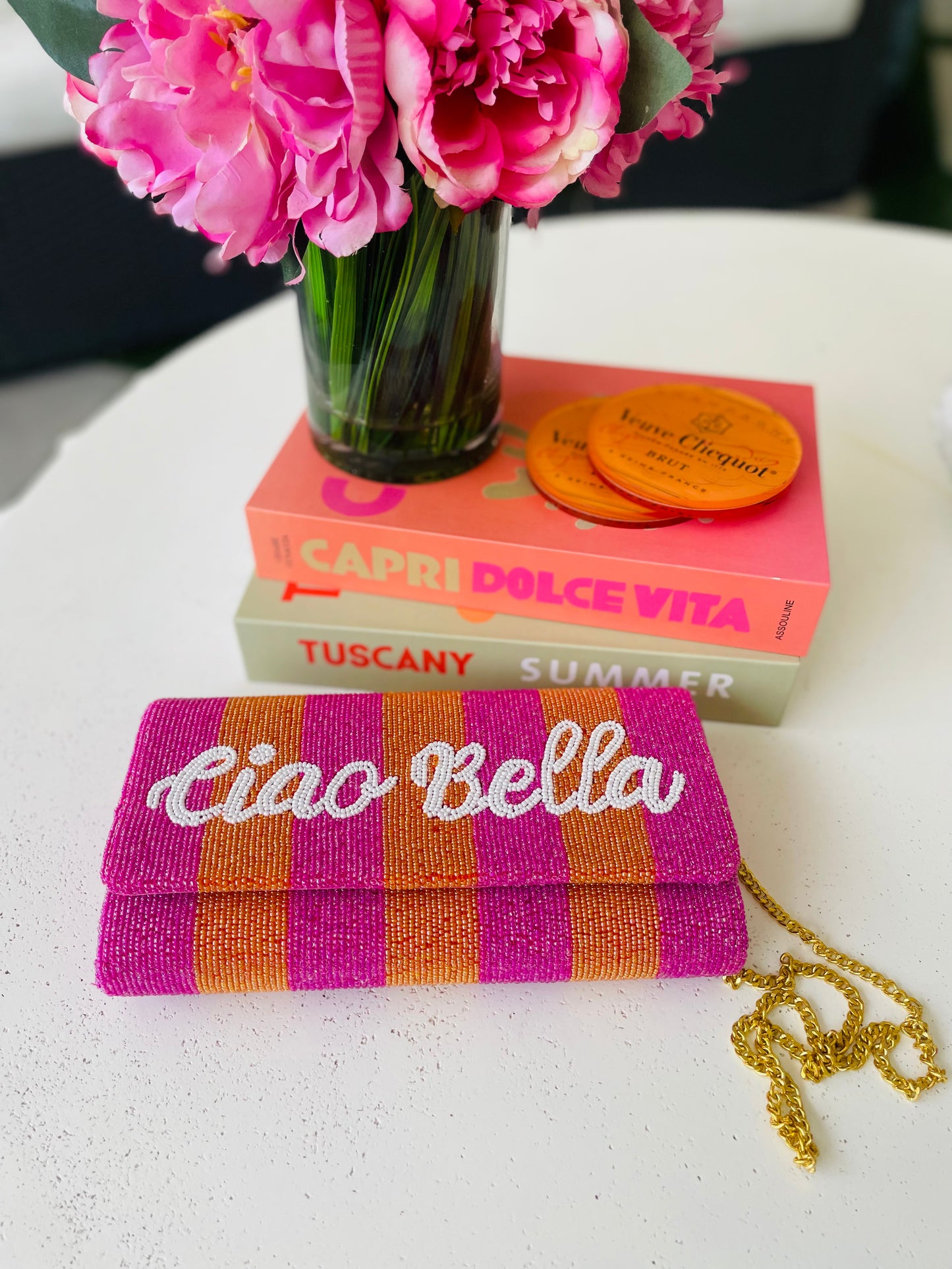 Ciao Bella Custom Beaded Purse