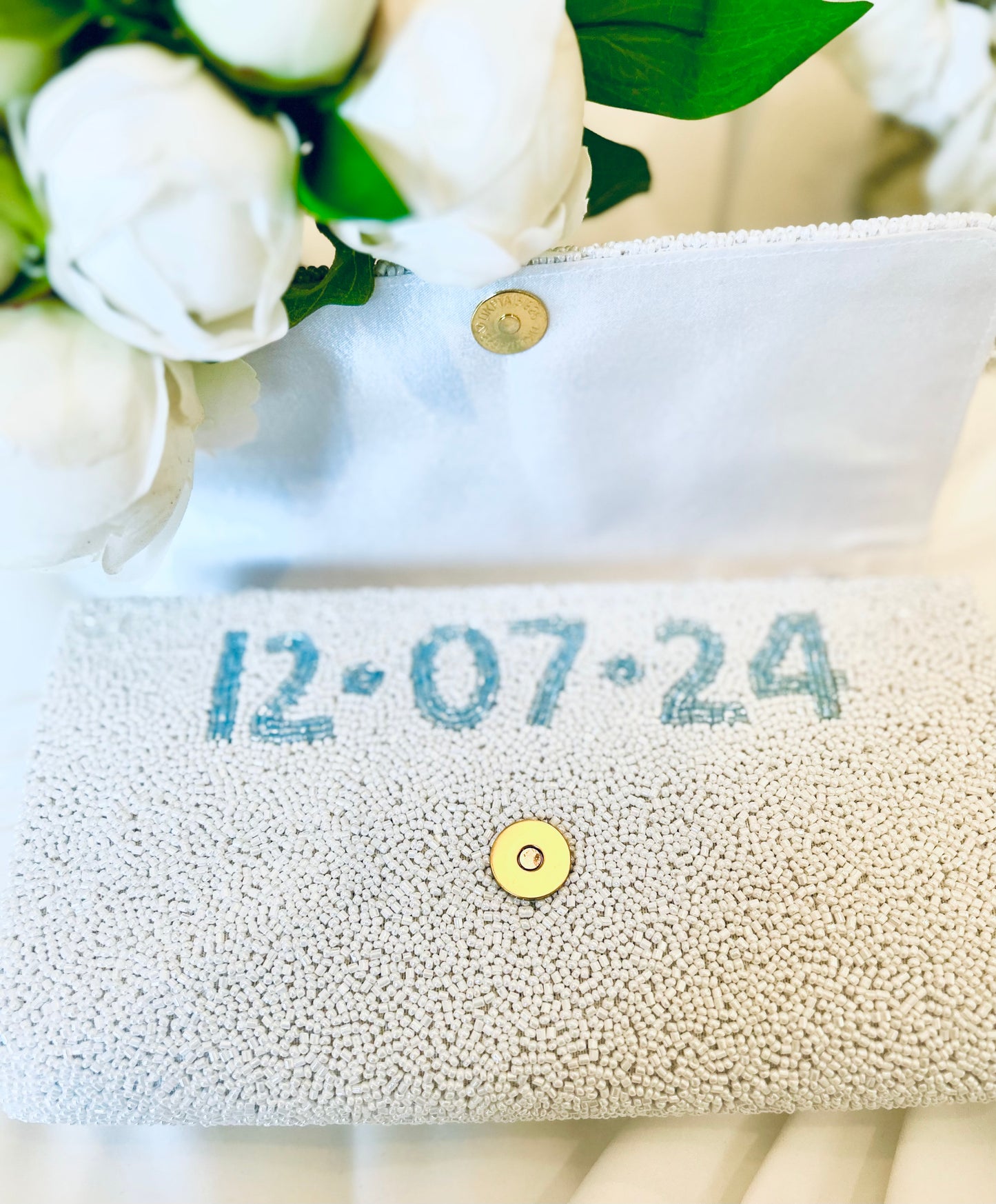 Something Blue Bridal Clutch