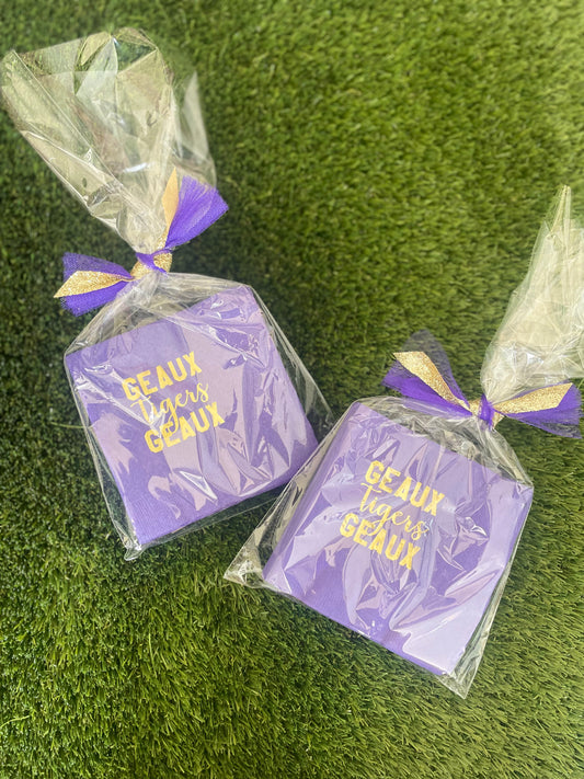 Geaux Tigers Geaux Purple Napkins